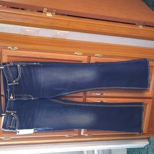 Silver Midrise Bootcut Jeans Brand New